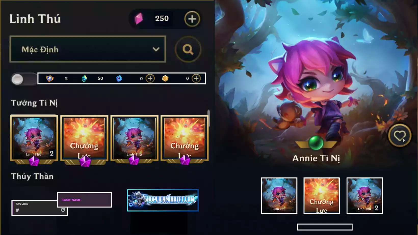 ANNIE TÍ NỊ KÈM CHƯỞNG
