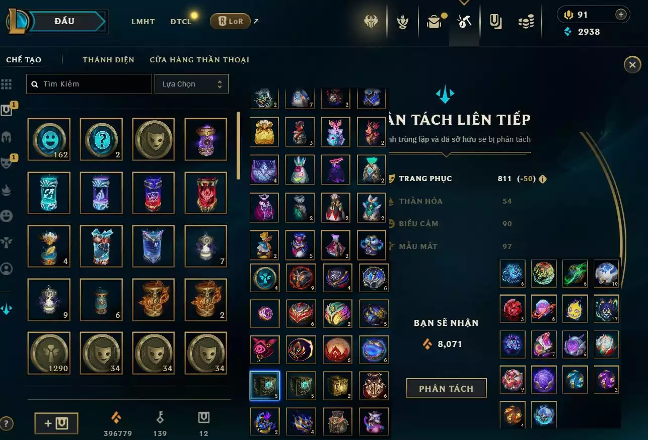 Ảnh LOL TFT VIP  Rank Đơn Bạch Kim - Rất Nhiều Khung Đẹp  1742 Skin - Lv 730 - Full Tướng - Nhiều Hàng Hiệu Đa Sắc 500 - Còn Đổi Tên  TFT - TFT VIP Như Ảnh  Thông Tin Hỗ Trợ Đầy Đủ - Bảo Hành 100%