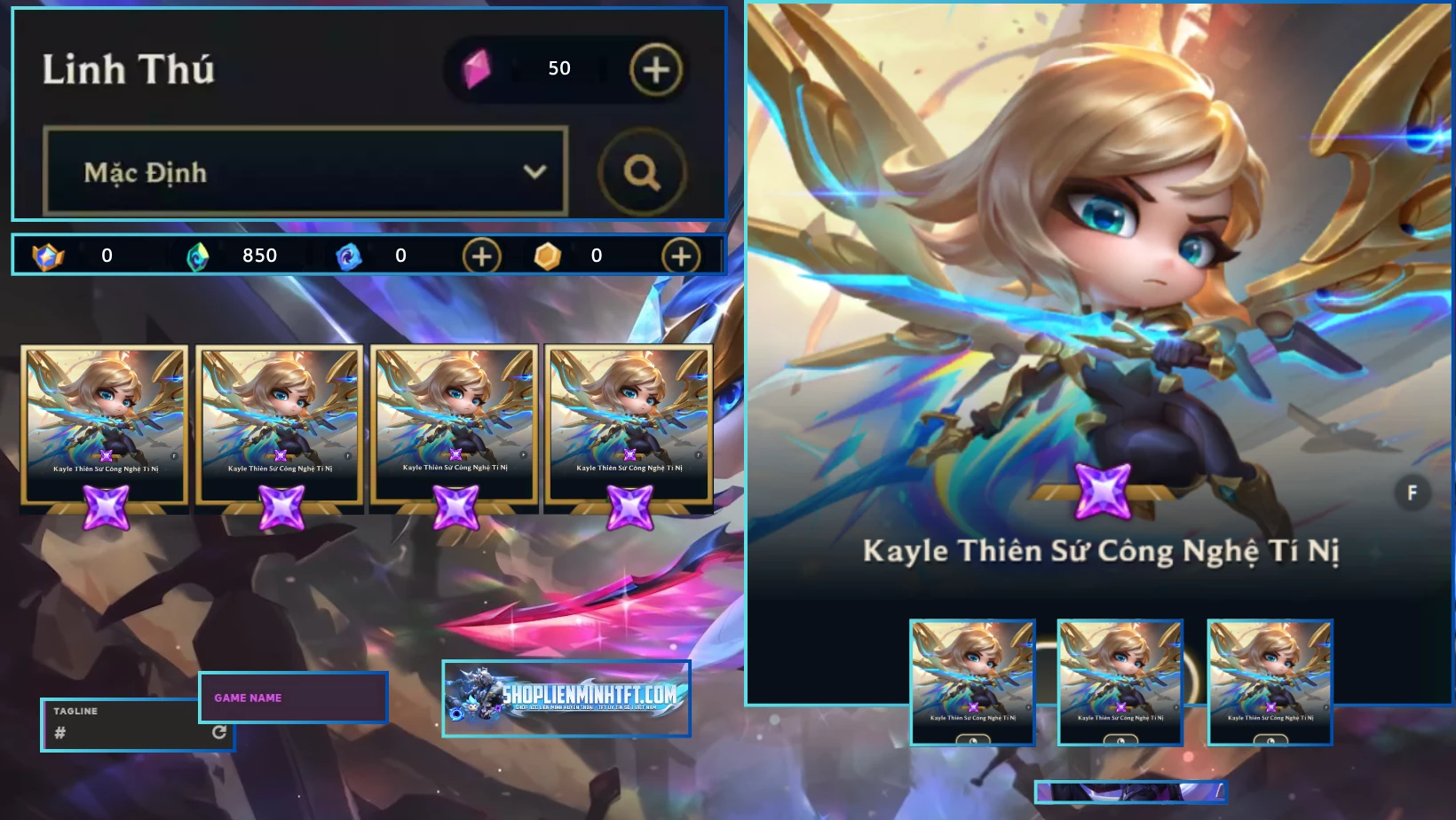 KAYLE THIÊN SỨ CÔNG NGHỆ TÍ NỊ CLONE
