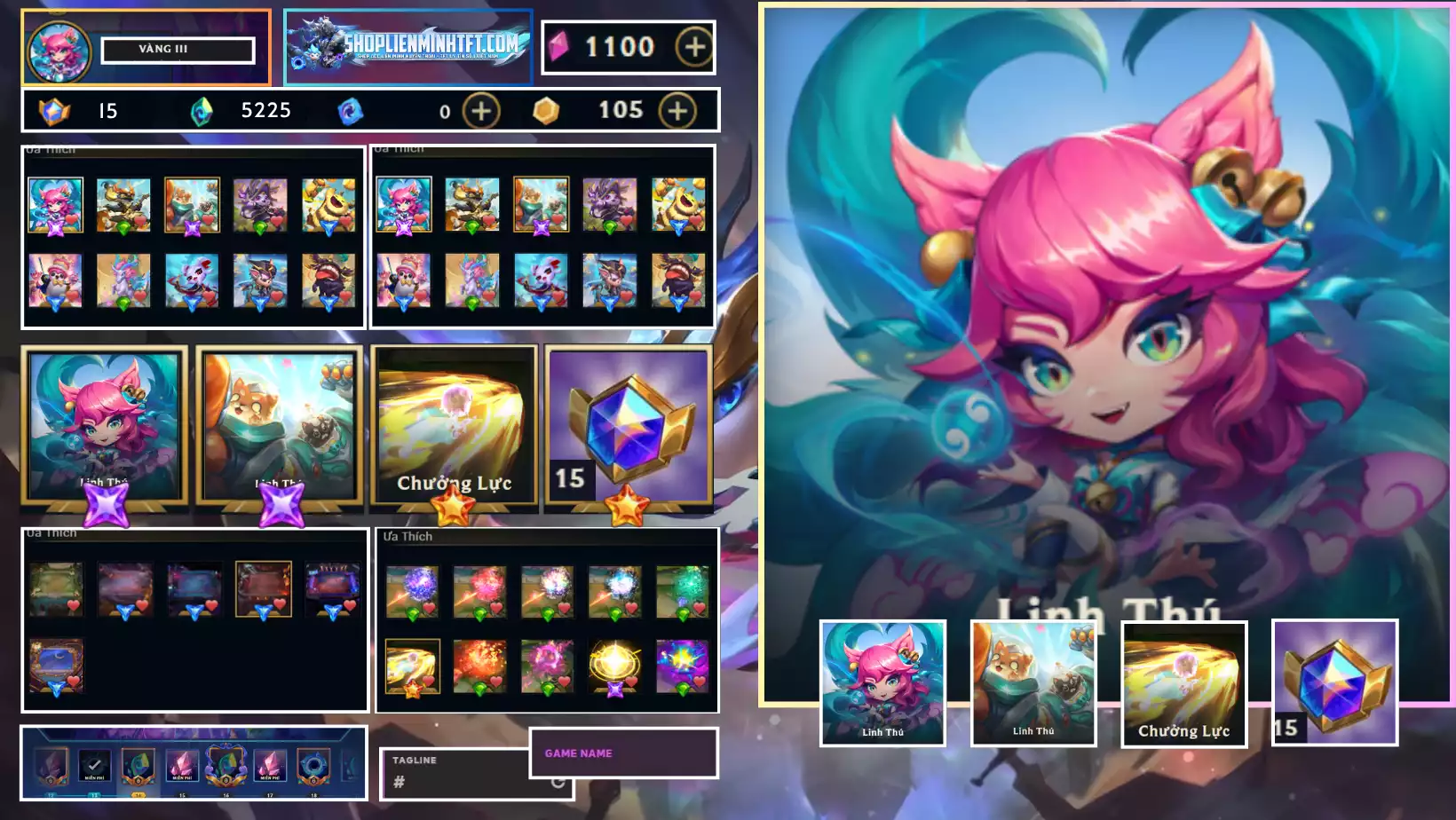 ACC CHUYÊN ĐTCL RANK VÀNG 3 DƯ 15 HUY CHƯƠNG AHRI CHIÊU HỒN THIÊN HỒ + BLITZ MÃI BÊN CRANK 5 SÀN ĐỎ + CHƯỞNG LEE NỘ LONG HÀNG HIỆU, BÀN TAY HỎA TIỄN