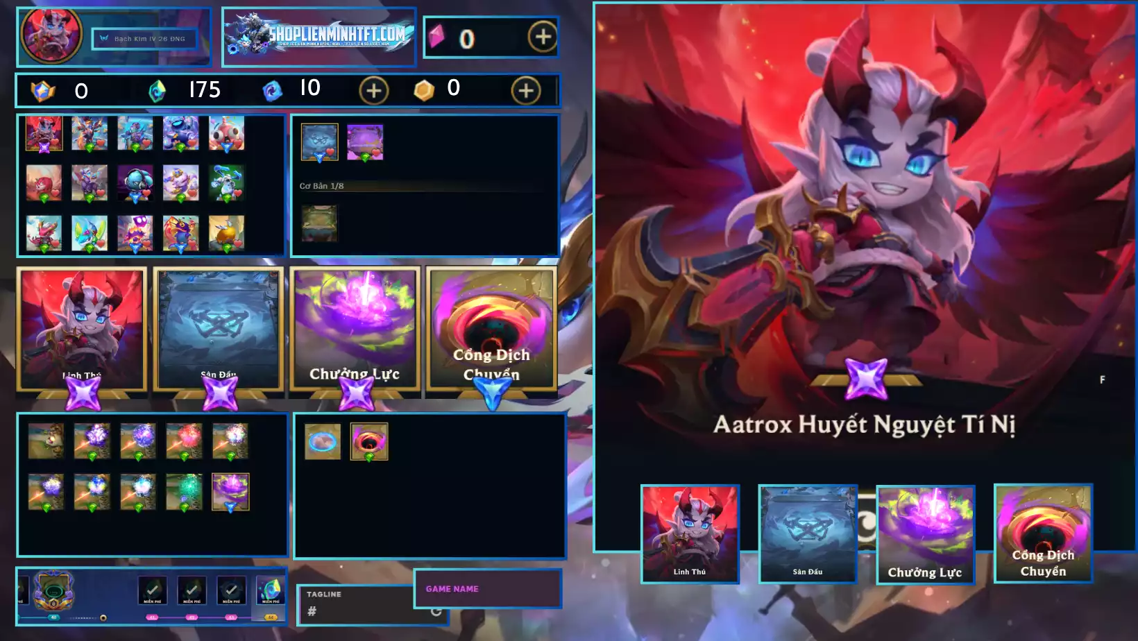 AAtrox Huyết Nguyệt Tí Nị- Sàn Chưởng Đầy Đủ Còn Đổi Tên