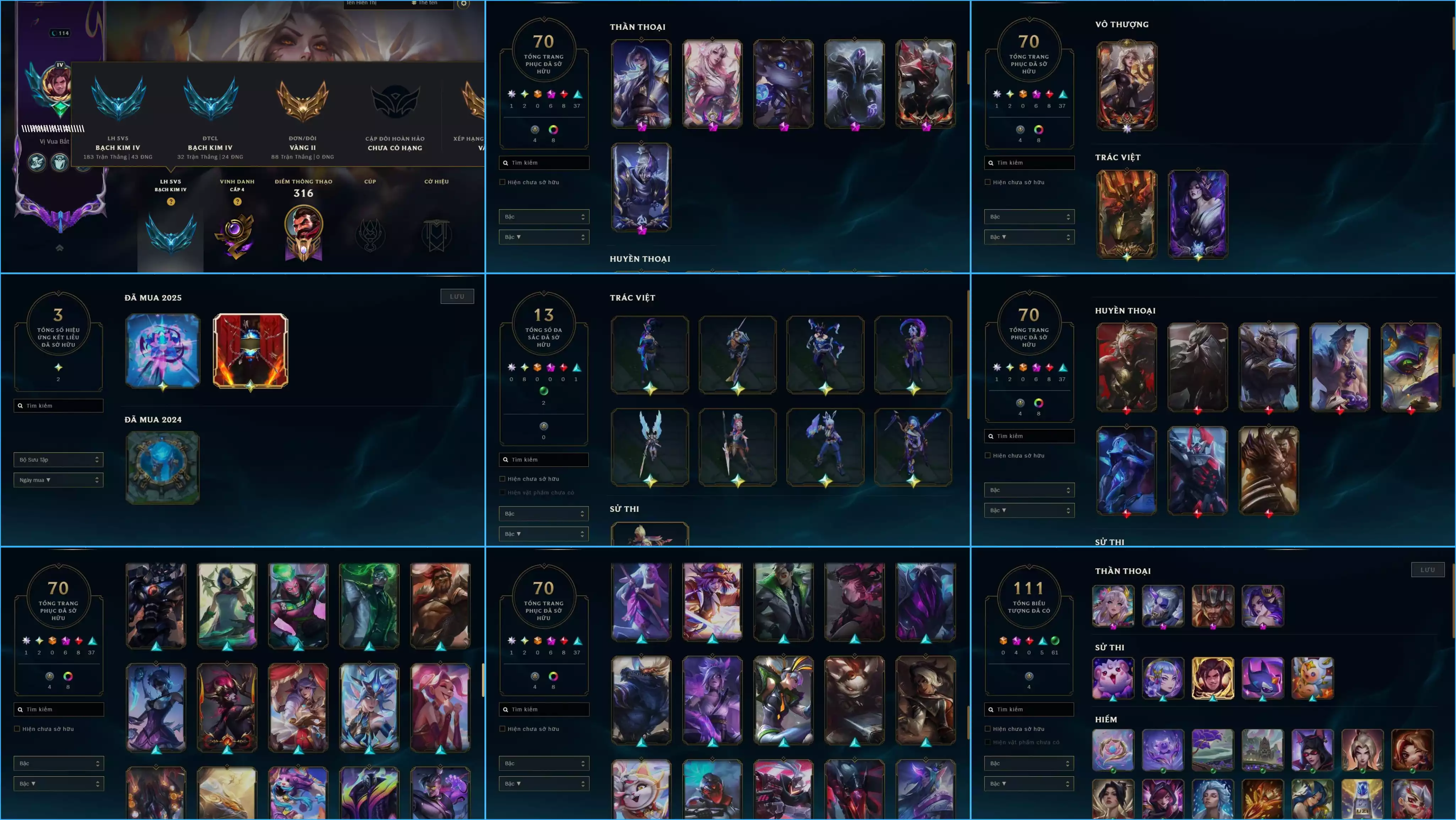 Acc Lol Vip Chuyên Sưu Tầm  Kaisa Huyền Thoại Bất Tử  Morgana Trác Việt  Morderkaiser Trác Việt  2 Hiệu Ứng Kết Liễu  Full Mail Gốc