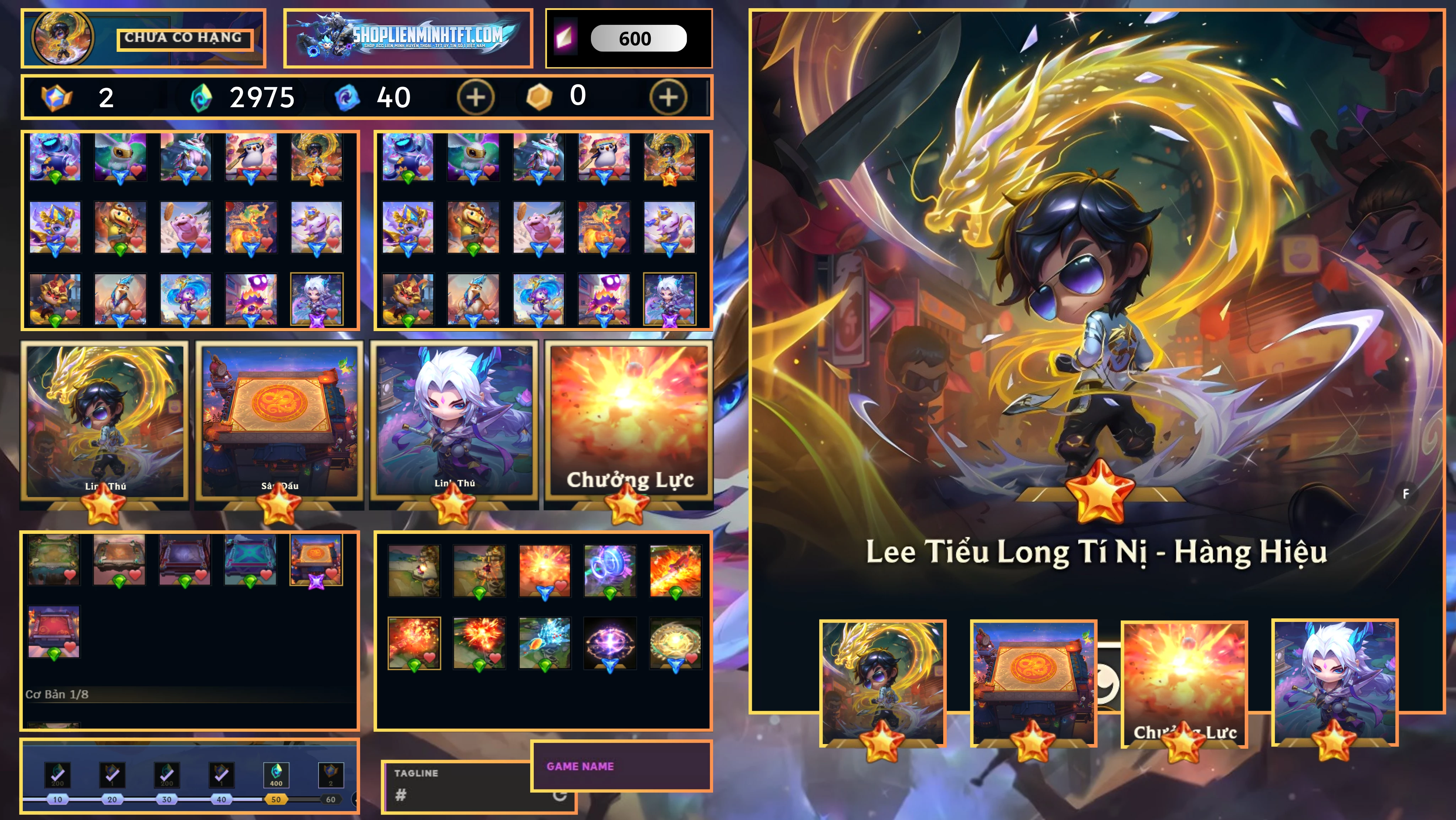 Combo lee hh không chưởng thêm yone tím