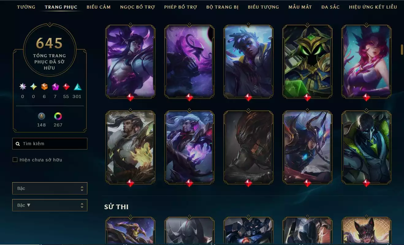 Ảnh LOL ĐẸP Rank Đơn Bạc 2   - Rất Nhiều Khung Đẹp  645 Skin - Lv 627 - Full Tướng - Nhiều Hàng Hiệu Đa Sắc 273 - Còn Đổi Tên  TFT - Đủ Chơi