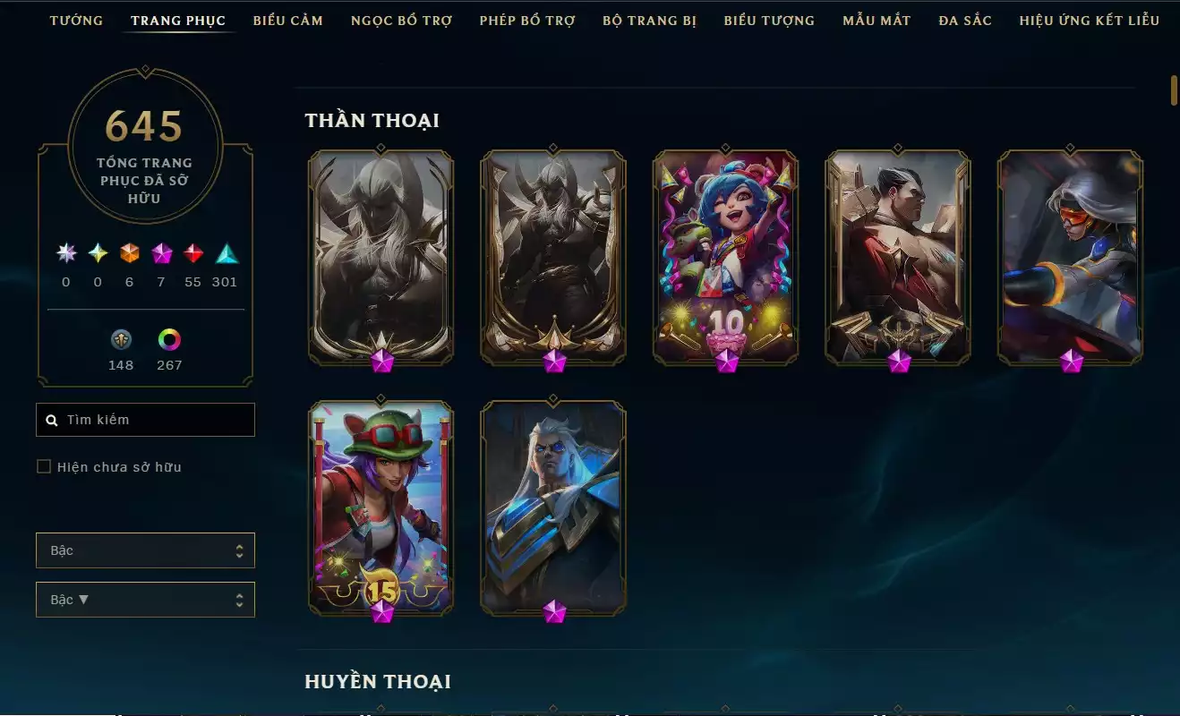 Ảnh LOL ĐẸP Rank Đơn Bạc 2   - Rất Nhiều Khung Đẹp  645 Skin - Lv 627 - Full Tướng - Nhiều Hàng Hiệu Đa Sắc 273 - Còn Đổi Tên  TFT - Đủ Chơi