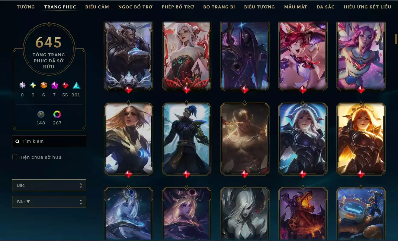 Ảnh LOL ĐẸP Rank Đơn Bạc 2   - Rất Nhiều Khung Đẹp  645 Skin - Lv 627 - Full Tướng - Nhiều Hàng Hiệu Đa Sắc 273 - Còn Đổi Tên  TFT - Đủ Chơi