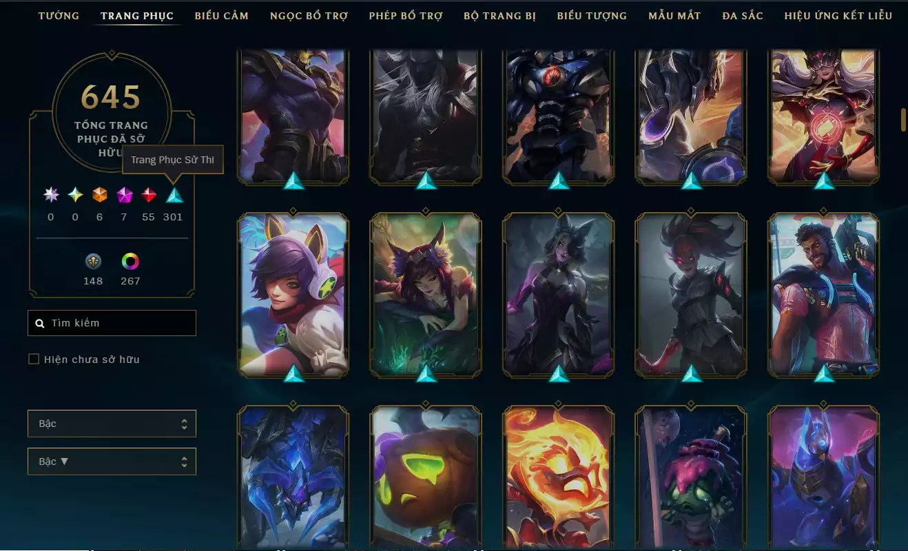 Ảnh LOL ĐẸP Rank Đơn Bạc 2   - Rất Nhiều Khung Đẹp  645 Skin - Lv 627 - Full Tướng - Nhiều Hàng Hiệu Đa Sắc 273 - Còn Đổi Tên  TFT - Đủ Chơi