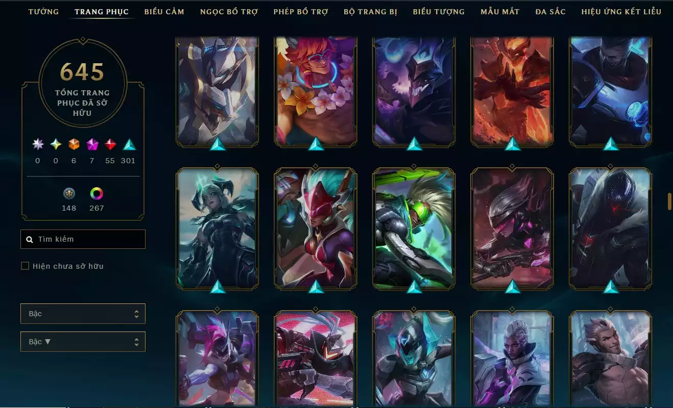 Ảnh LOL ĐẸP Rank Đơn Bạc 2   - Rất Nhiều Khung Đẹp  645 Skin - Lv 627 - Full Tướng - Nhiều Hàng Hiệu Đa Sắc 273 - Còn Đổi Tên  TFT - Đủ Chơi