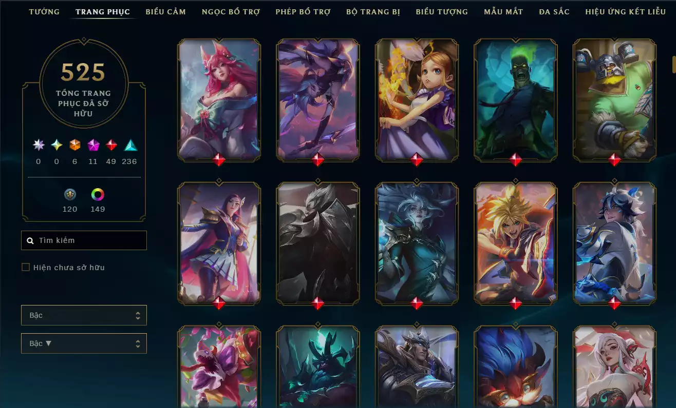 Ảnh LOL VIP TFT ĐỦ CHƠI - 8 HÀNG HIỆU  - RANK Bạc Rất Nhiều Khung Đẹp 525 Skin - Lv 672  - Full Tướng Nhiều Hàng Hiệu Đa Sắc 152 - Còn Đổi Tên TFT  - TFT VIP Như Ảnh Thông Tin Hỗ Trợ Đầy Đủ - Bảo Hành 100%