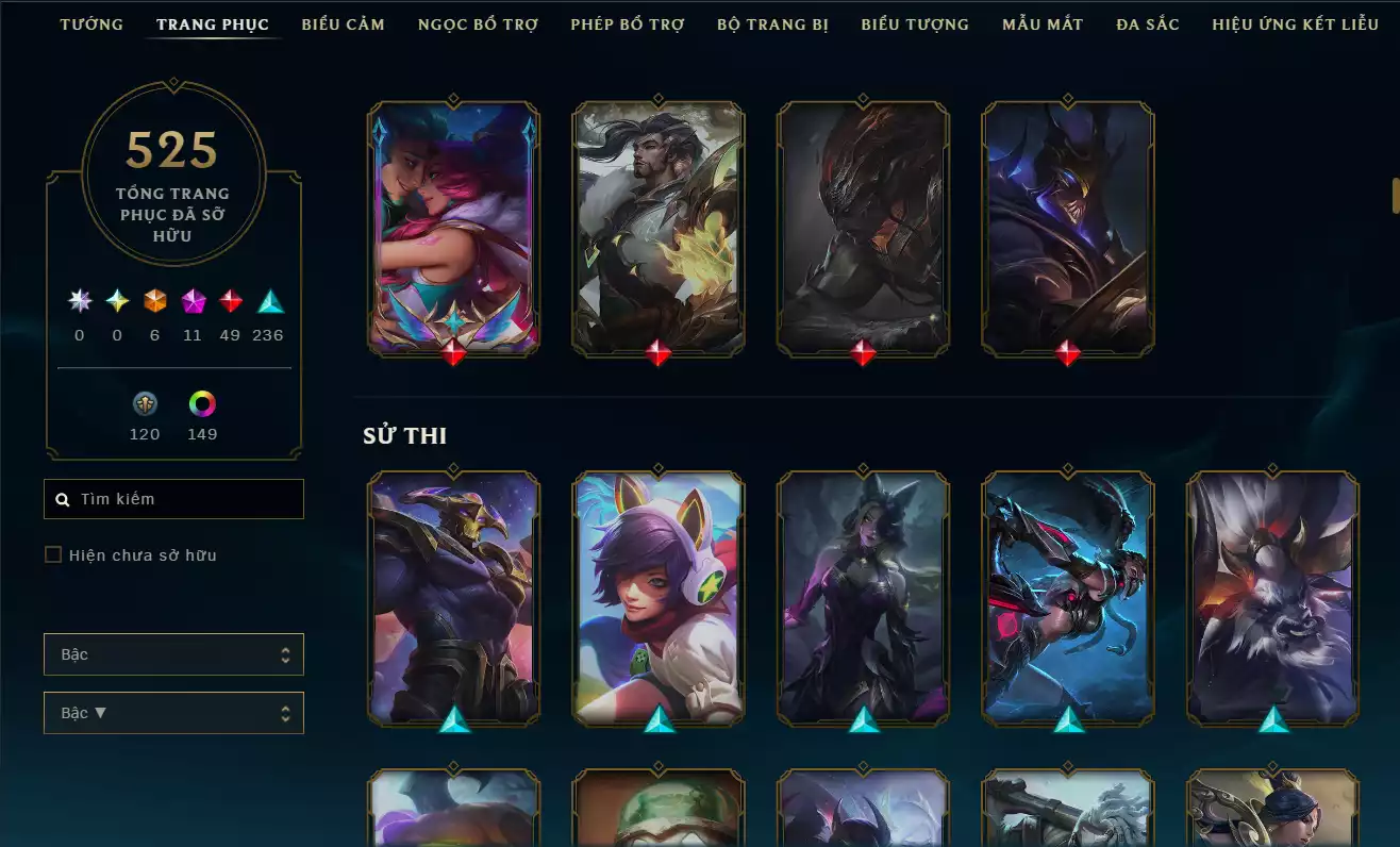 Ảnh LOL VIP TFT ĐỦ CHƠI - 8 HÀNG HIỆU  - RANK Bạc Rất Nhiều Khung Đẹp 525 Skin - Lv 672  - Full Tướng Nhiều Hàng Hiệu Đa Sắc 152 - Còn Đổi Tên TFT  - TFT VIP Như Ảnh Thông Tin Hỗ Trợ Đầy Đủ - Bảo Hành 100%